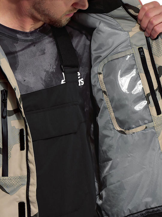 Horsefeathers OM318A Ανδρικό Μπουφάν για Σκι & Snowboard Desert Camo