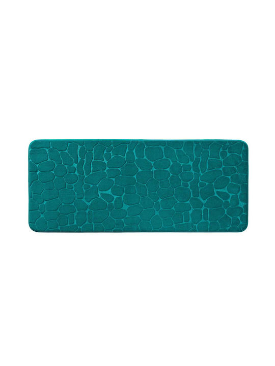 Αντιολισθητικό Πατάκι Μπάνιου L-c Ricochet 1802098 Emerald 50x120εκ.
