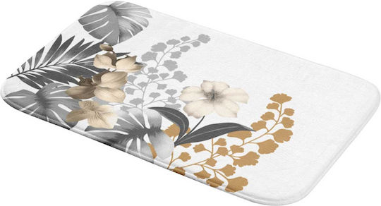 Non-Slip Bath Mat L-c Kelly 1802119 White 45x75cm