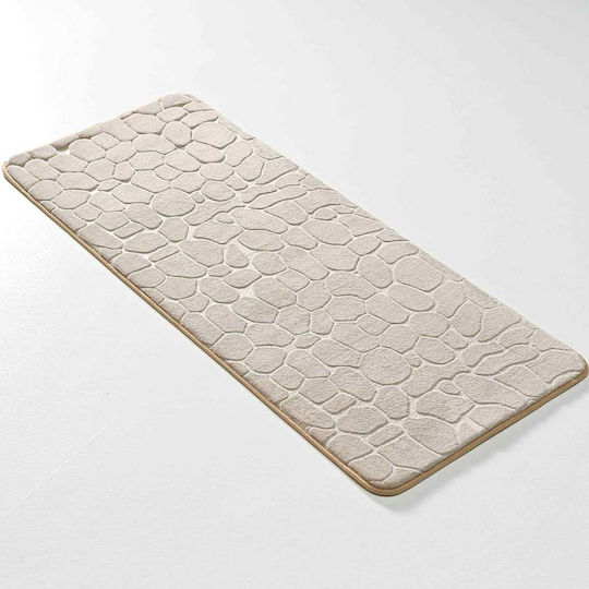 Non-Slip Bath Mat L-c Ricochet 1802099 Taupe 50x120cm