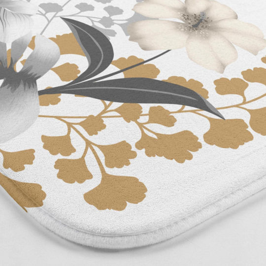 Non-Slip Bath Mat Toilet L-c Kelly 1802120 White 45x45cm