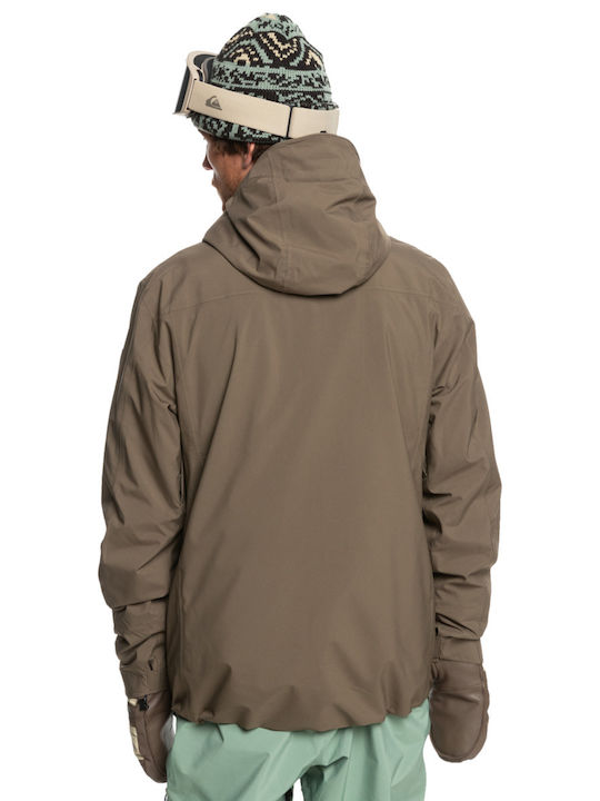 Quiksilver EQYTJ03449-CQP0 Masculin Jachetă pentru Schi & Snowboard Kaki