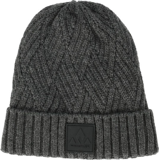 Beanie Unisex Beanie Knitted in Gray color