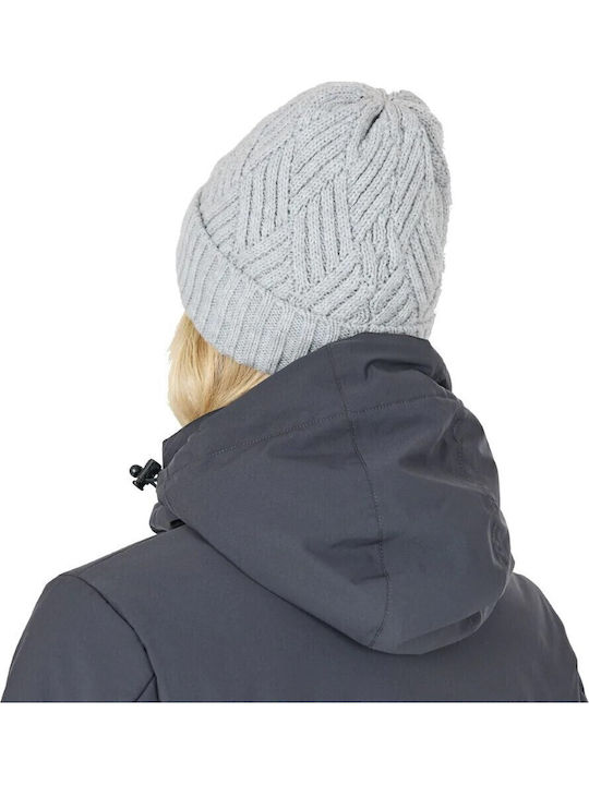 Beanie Unisex Beanie Gestrickt in Gray Farbe