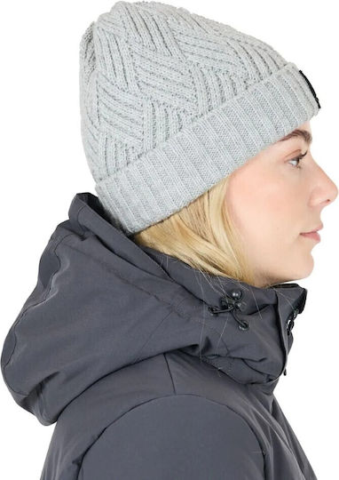 Beanie Unisex Beanie Gestrickt in Gray Farbe