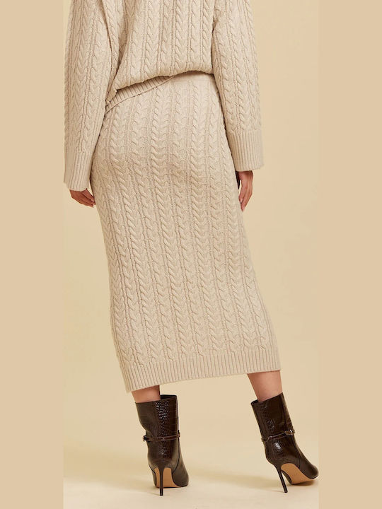 Fustă Beige