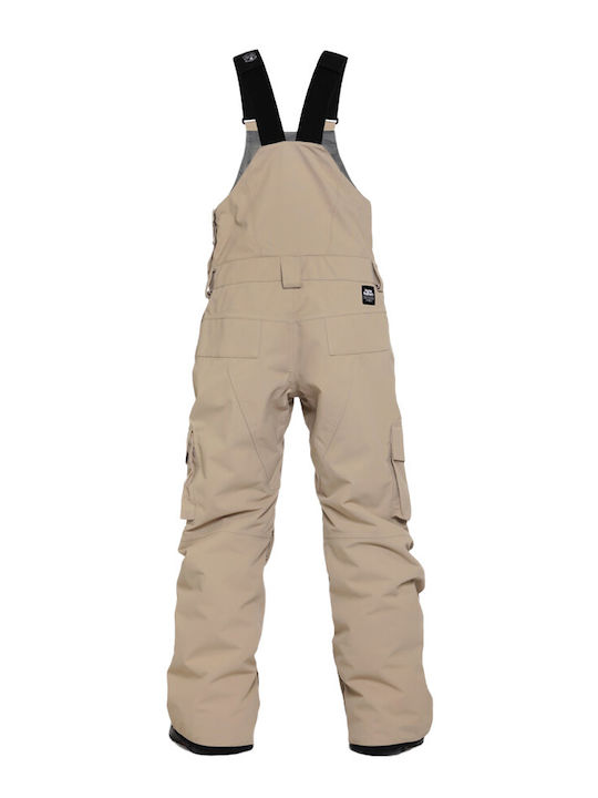 Horsefeathers OW226C Women's Dungarees for Ski & Snowboard Beige