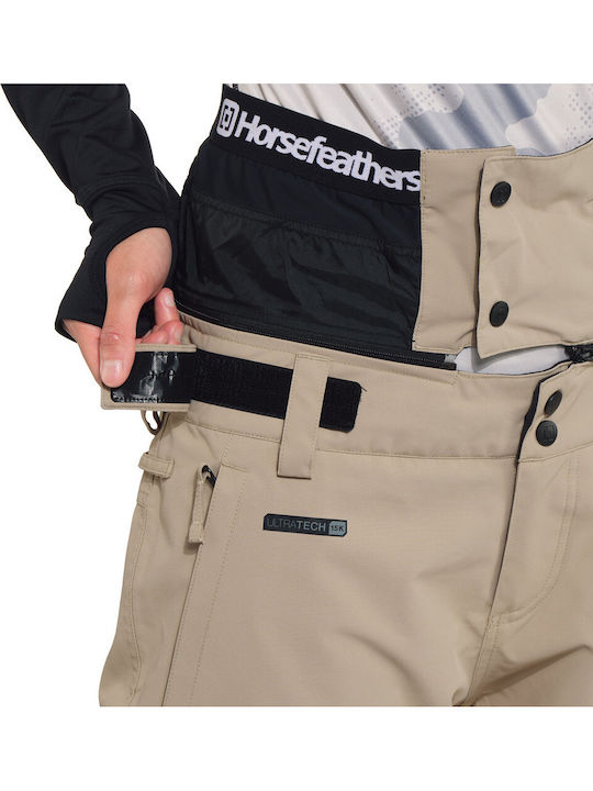 Horsefeathers Lotte Ii OW225D Γυναικείο Παντελόνι Σκι & Snowboard Μπεζ