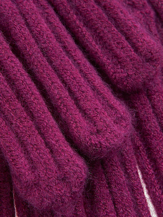 Lila Gestrickt Handschuhe