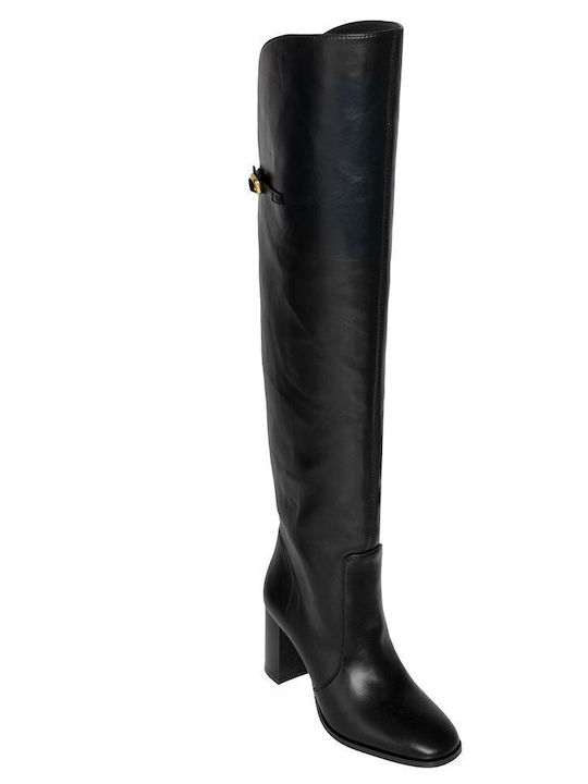 Damenstiefel Über dem Knie Schwarz