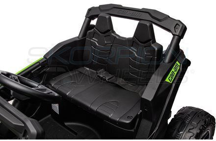 Can-Am Maverick Buggy Două Locuri Cu Telecomandă Licențiat 12 Volți Verde