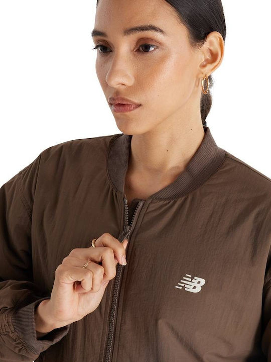 Κοντό Γυναικείο Bomber Jacket Dark Mushroom