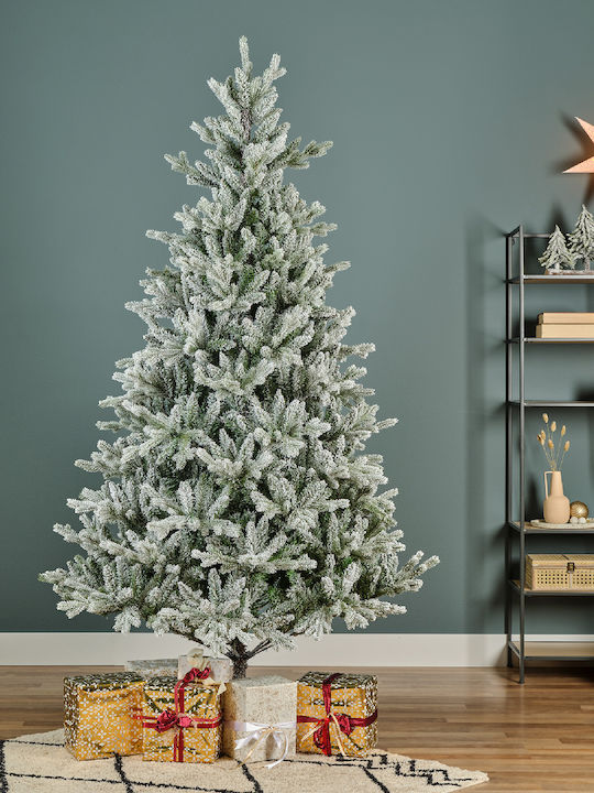 Weihnachtsbaum Beschneit 210cm mit 832 Zweige