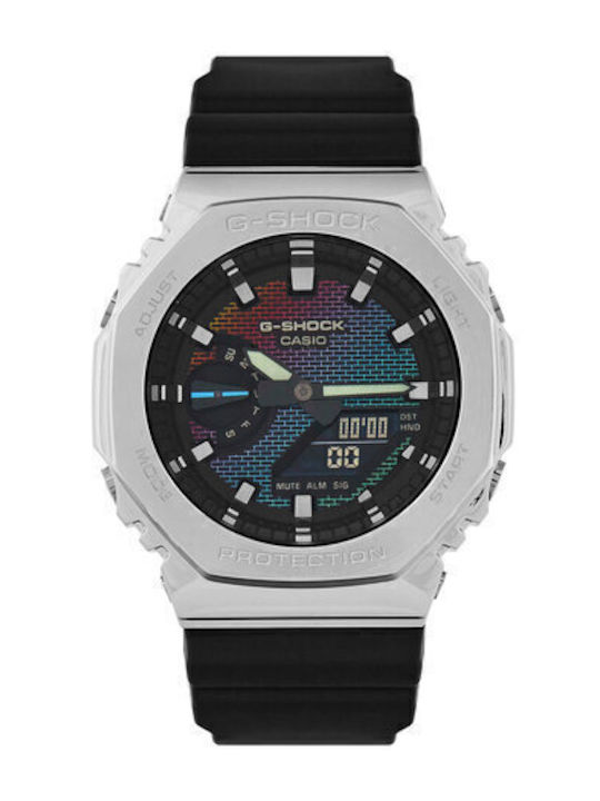 Casio G-Shock Analog/Digital Men's Watch 44.4mm Chronograph Battery with Black Rubber Strap