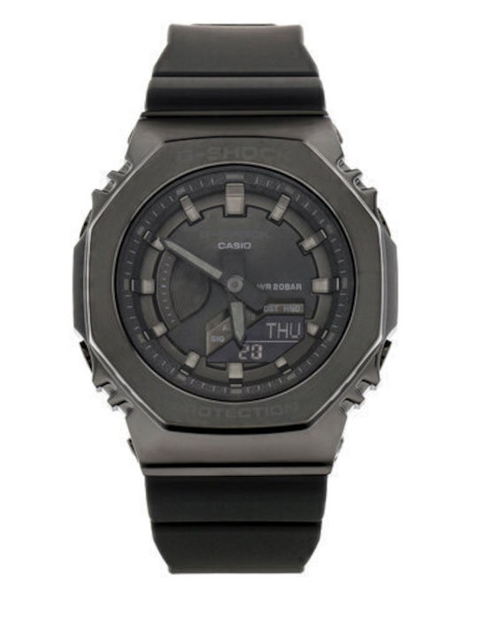 Casio G-Shock Analog/Digital Men's Watch 44.4mm Chronograph Battery with Black Rubber Strap