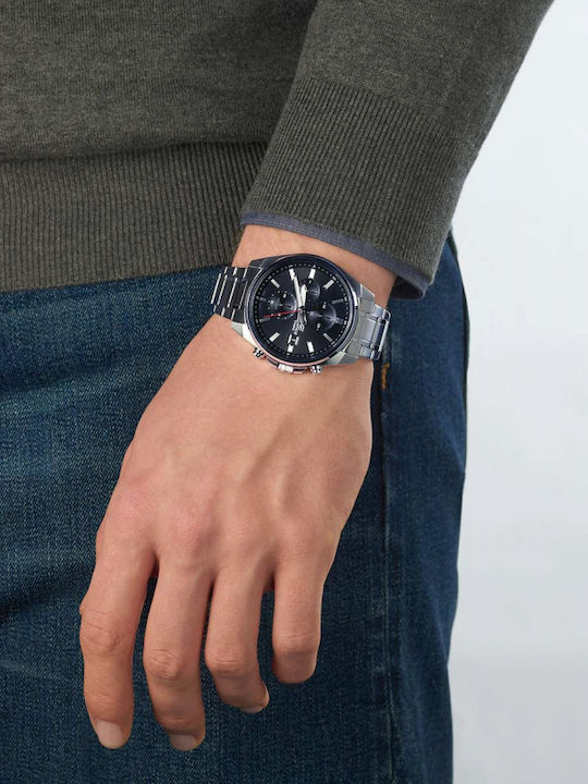 Casio Edifice Ρολόι Μπαταρίας με Μεταλλικό Μπρασελέ Casio Edifice Ρολόι Μπαταρίας με Μεταλλικό Μπρασελέ