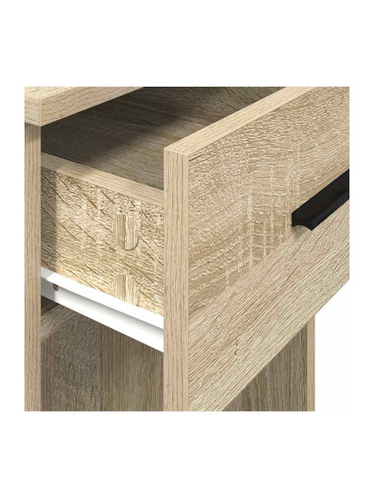 Office Storage Chipboard Drawer Sonoma Oak L35xW45xH77cm