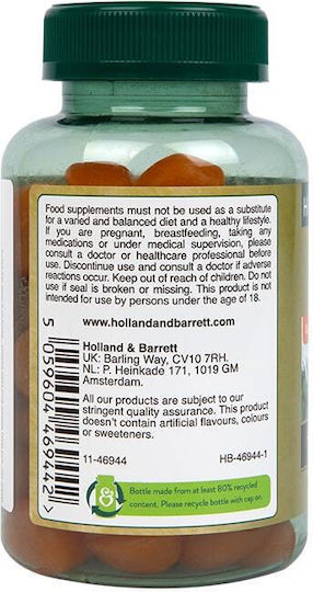 Holland & Barrett Turmeric Gummy 500mg 60 Geleebohnen