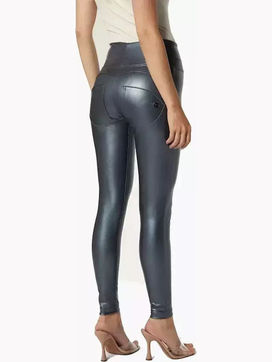 Freddy Women's Fabric Trousers Push-up Metallic