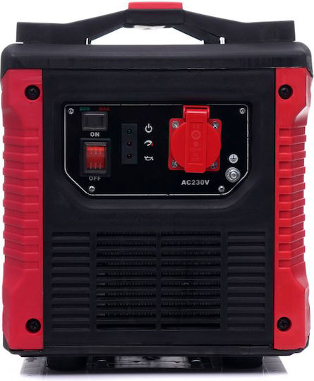 Kraft & Dele Αθόρυβη Γεννήτρια Βαλιτσάκι Inverter Βενζίνης Τετράχρονη με Χειροκίνητη Μίζα