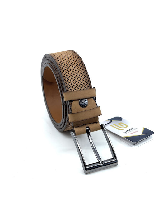 Herren Gürtel Leder Camel