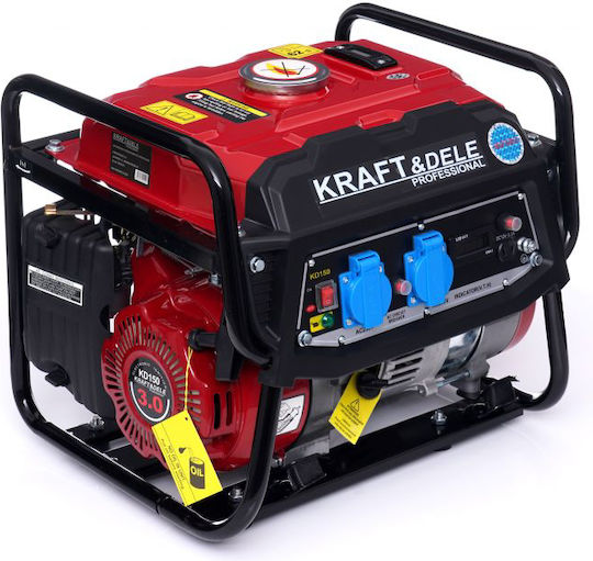 Kraft & Dele Γεννήτρια Βενζίνης Τετράχρονη με Χειροκίνητη Μίζα