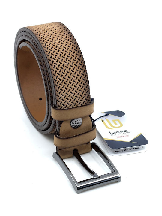 Herren Gürtel Leder Camel