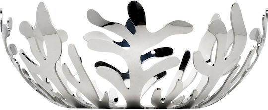 Alessi Fruit Bowl Metallic Gray 25x25x9cm