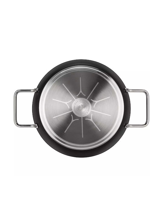 Fissler Adamant Pan aus Aluminium mit Antihaftbeschichtung 24cm