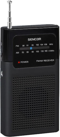 Sencor SRD 1100 Mini Radio Battery Black