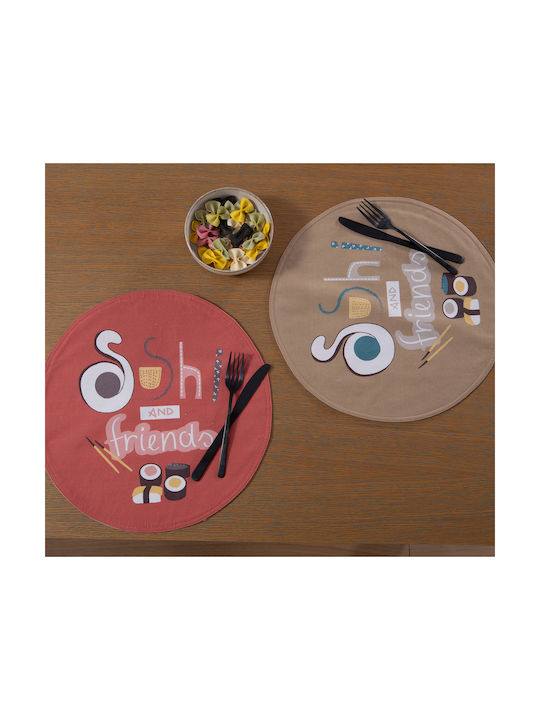 Nef-Nef Homeware Σουπλά Υφασμάτινο Πράσινο 38x38cm Nef-Nef Homeware Σουπλά Υφασμάτινο Πράσινο 38x38cm