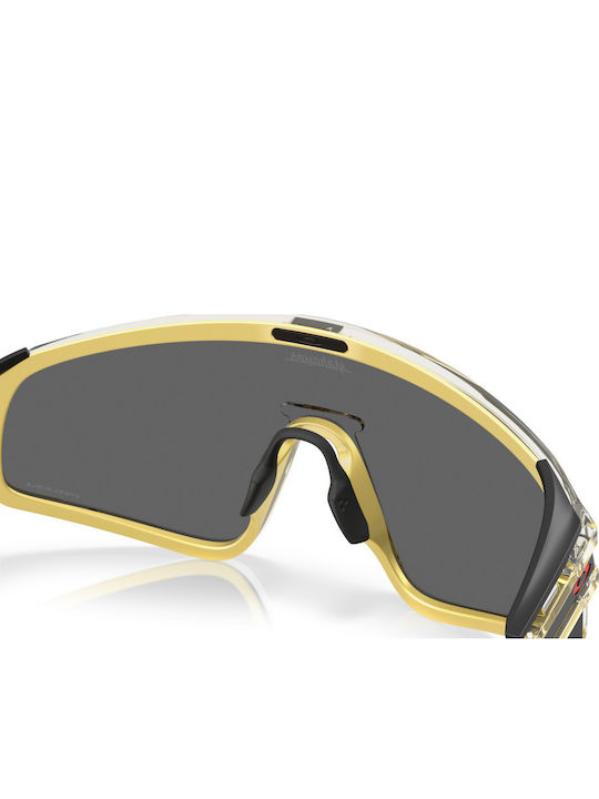 Oakley Latch Мъжки Слънчеви Очилa с Жълта Пластмасова Рамка и Сиви Стъкла