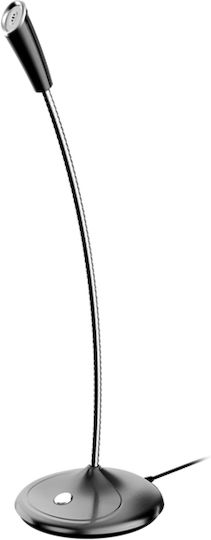 Platinet Platinet Μικρόφωνο 3.5mm Επιτραπέζιο, Gooseneck για Κινητό