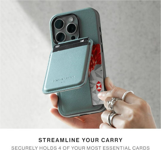Native Union Wallet Metallic Green (iPhone 16)