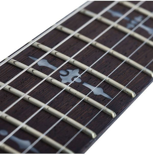 Schecter Demon S-II Elektrische Gitarre mit HH Tonabnehmerkonfiguration Matte Black