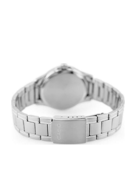 Casio Men's Watch 38.5mm Battery with Silver Metal Bracelet