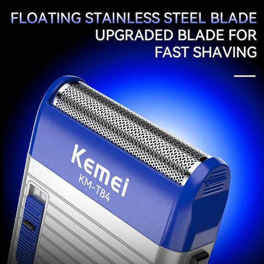Kemei KM-T84 Foil Electric Shaver Face / Body Rechargeable