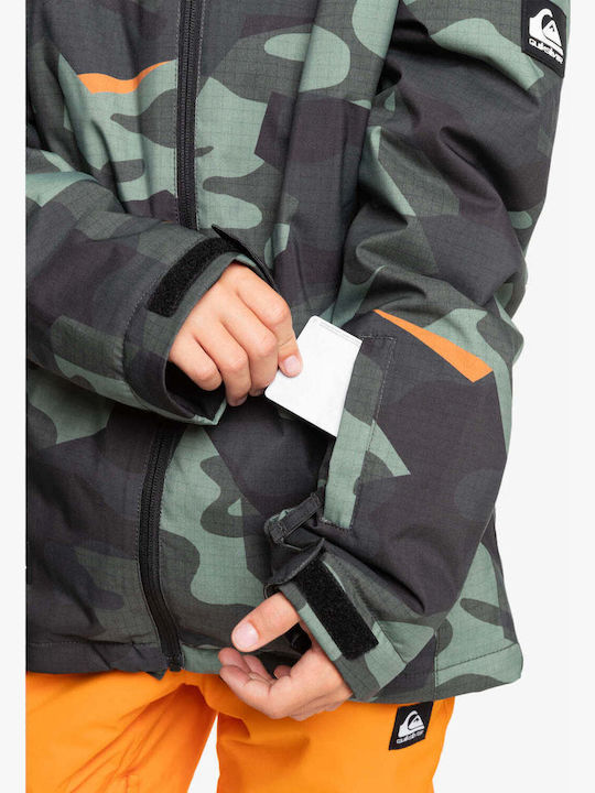 Mission Αδιάβροχο Παιδικό Casual Μπουφάν με Επένδυση & Κουκούλα Sea Spray
