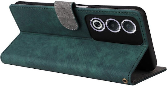 Brush Magnetic Wallet Green (Oppo A80 5G)