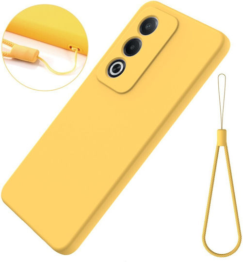Solid Color Back Cover Σιλικόνης Κίτρινο (Oppo A80 5G)
