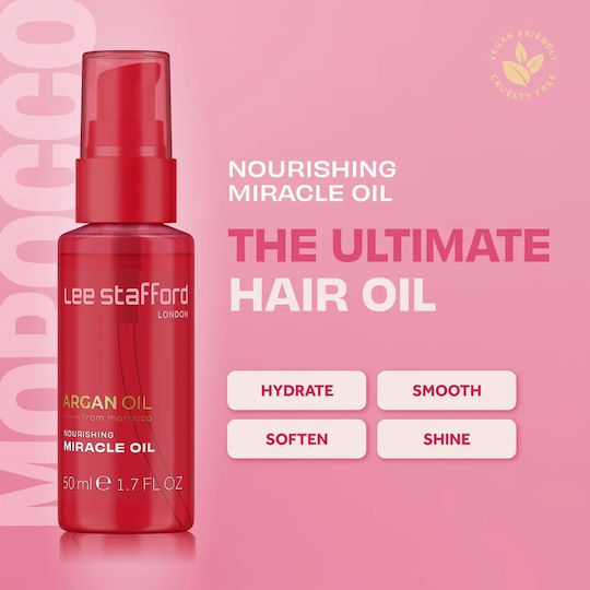 Lee Stafford Argan Oil from Morocco Λάδι Μαλλιών για Θρέψη 50ml