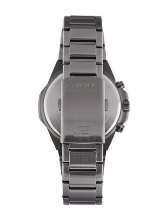 Casio Edifice Ceas Bărbați Cronograf Cu Baterie Cu Brățară Din Metal Gri