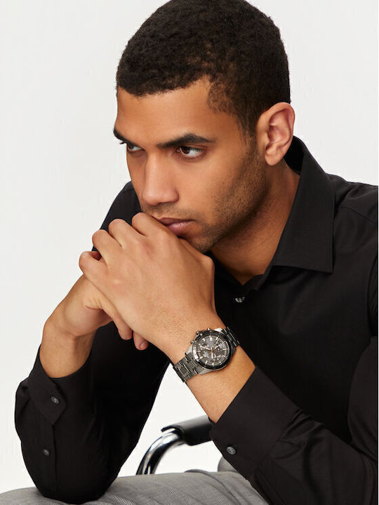 Casio Edifice Ρολόι Μπαταρίας με Μεταλλικό Μπρασελέ Casio Edifice Ρολόι Μπαταρίας με Μεταλλικό Μπρασελέ