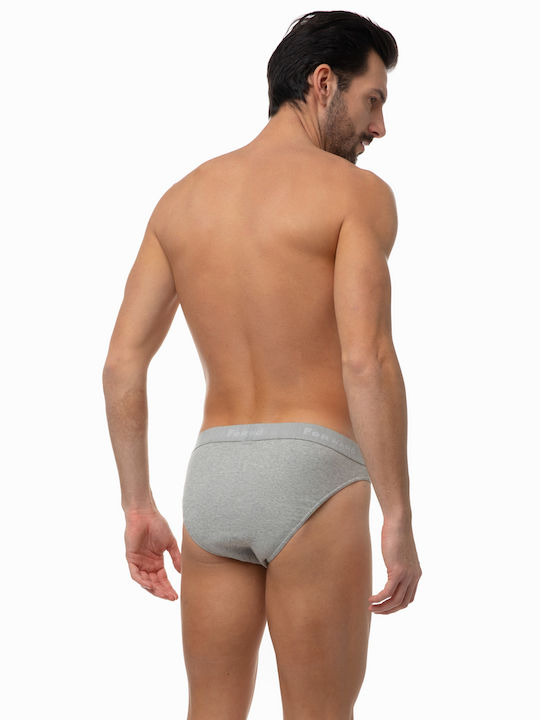 Minerva Men's Briefs 2Pack Gray