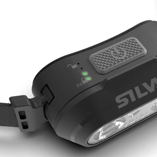 Silva Rechargeable Headlamp LED IPX5 with Maximum Brightness 250lm Black