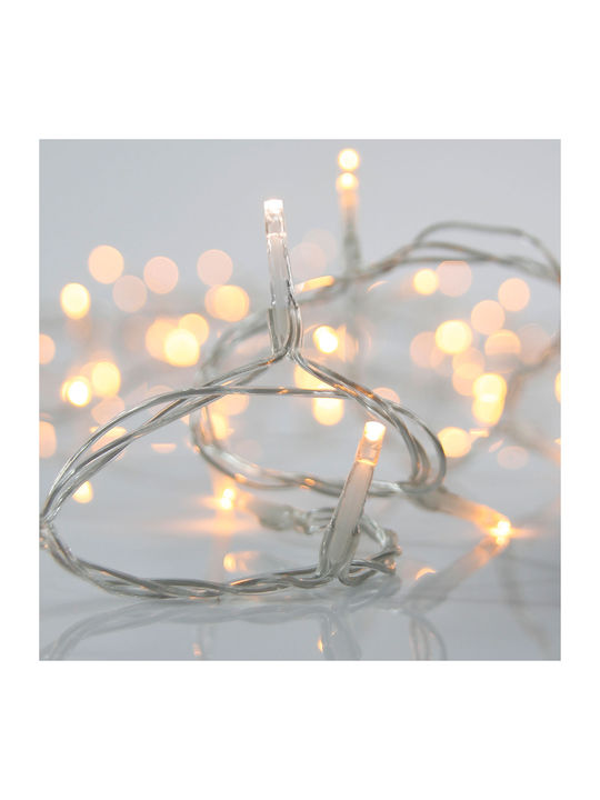 360 Lights LED 2m. x 200cm Warm White type Curtain 1pcs