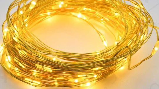 200 Lights LED 23m. Warm White in String 1pcs
