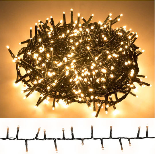 1500 Λαμπάκια LED 30μ. Θερμό Λευκό σε Σειρά