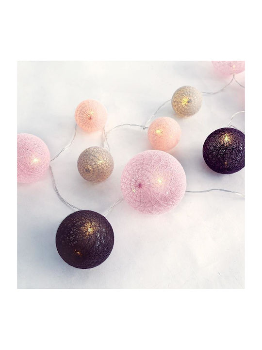 20 Lights LED 2.85m. Warm White in String 1pcs