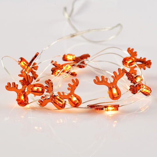 15 Lights LED 1.4m. Warm White in String 1pcs